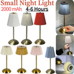 lampe chevet or plissée rechargeable usb moderne abat jour blanc rouge