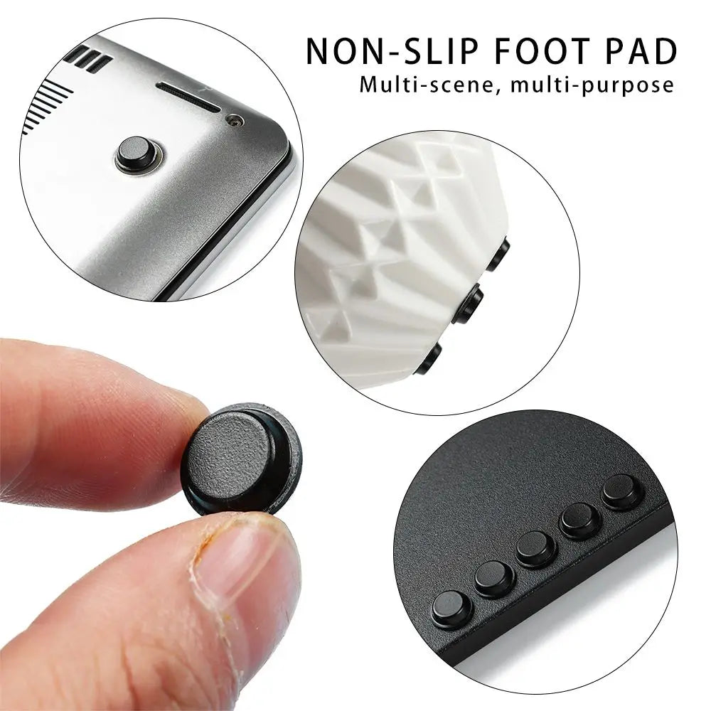 pieds antidérapants adhésifs noirs ronds caoutchouc lisses modernes grande petite taille
