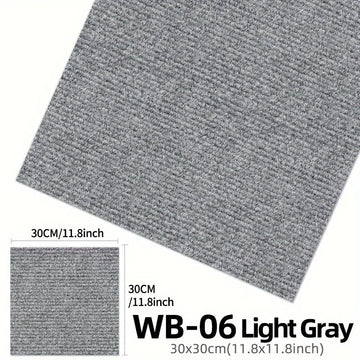 tapis auto adhésifs gris foncé rayures verticales moderne 30x30cm amovibles sol