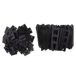 clips fixation noir robustes pratique cadre photo 19cm transparents perforations unisexes adultes