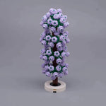 arbres miniatures créatifs fleurs colorées nature artificiels diy jouets enfants adultes