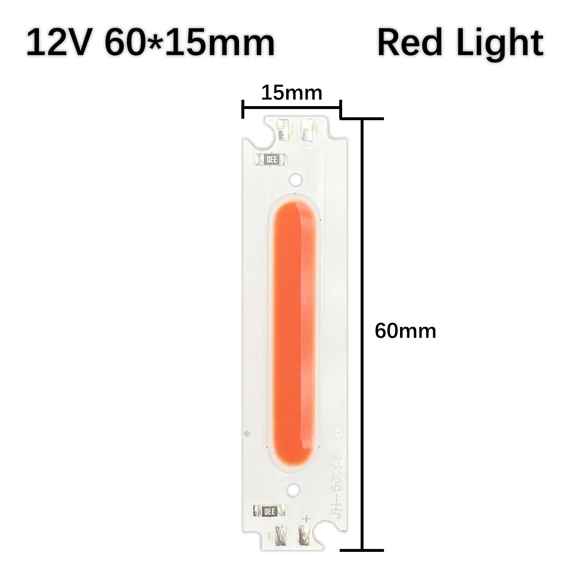 ampoules led cob 12v 2w vert clair orange blanc modernes diodes puces aluminium