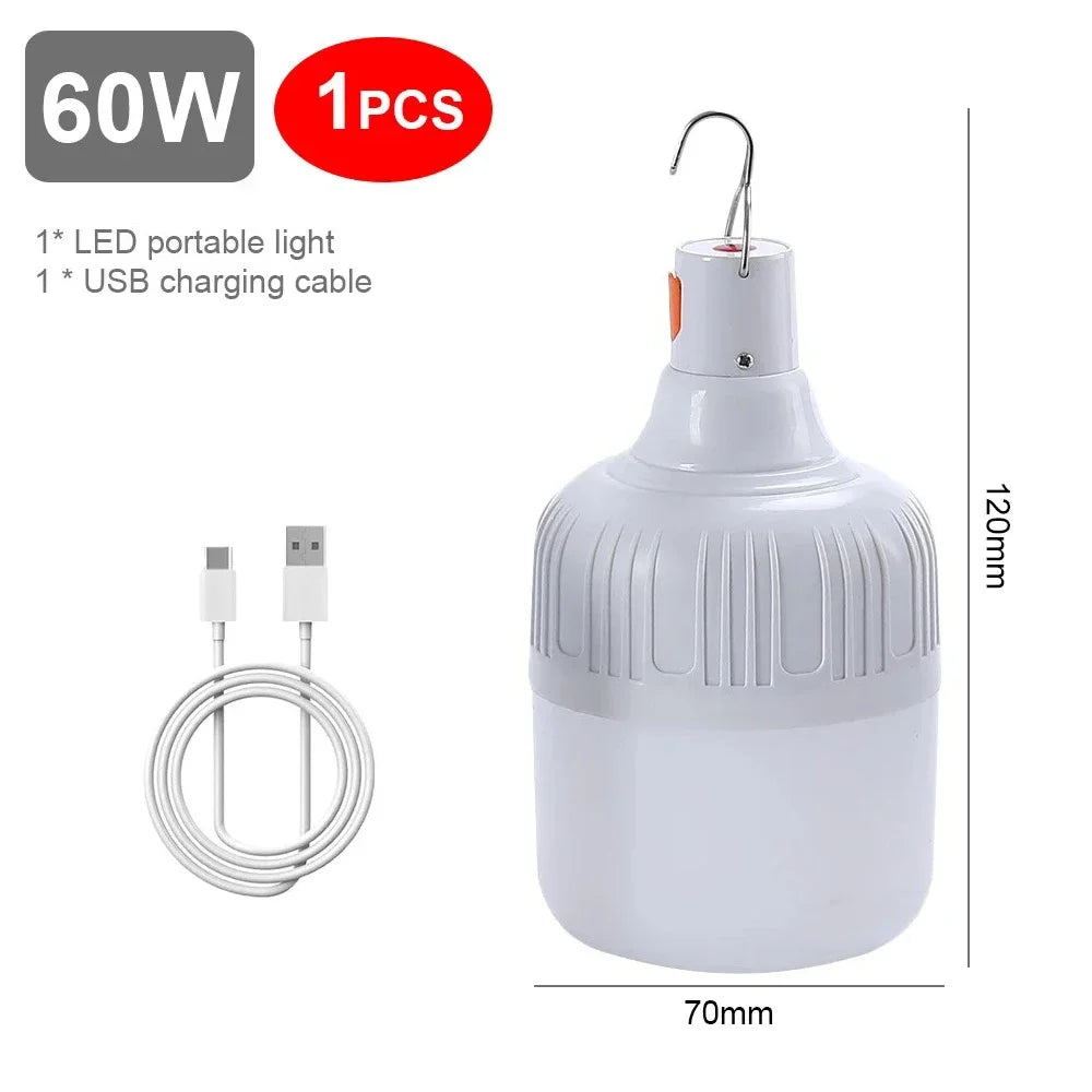 lampe led urgence rechargeable batterie lithium crochets métalliques éclairage extérieur moderne vertical ribs blanc