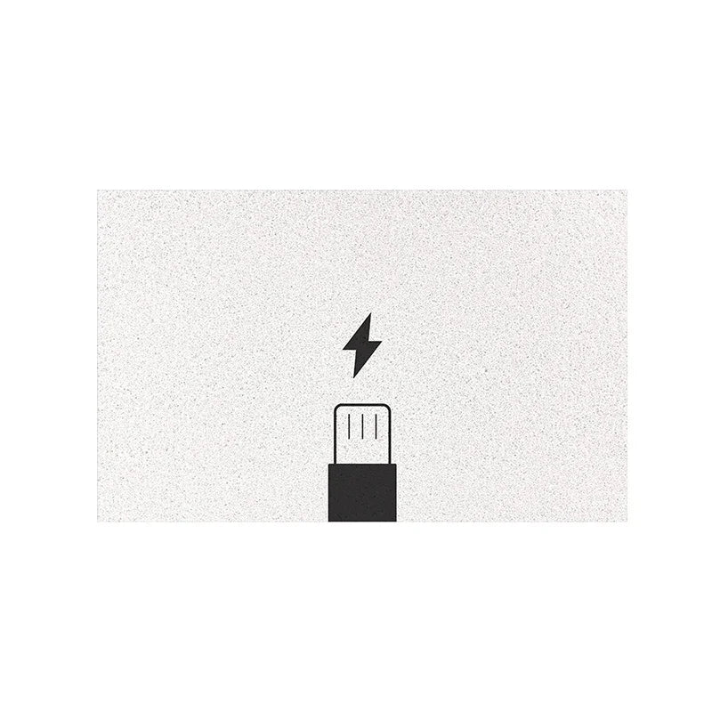Prise de courant électrique avec le symbole d'un éclair.