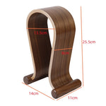 support casque audio bois naturel marron clair moderne minimaliste decoration