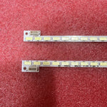 ruban led blanc moderne ligne led uniforme sans câble bouton poussoir fixations invisibles 2pcs