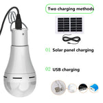 ampoule led solaire rechargeable ip65 moderne blanc auto campingurgence télécommande
