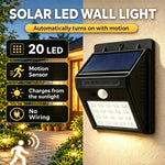 lampe murale solaire led 100 led induction ip65 moderne détecteur mouvement
