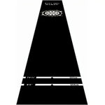 tapis jeu fléchettes noir logo fléchettes let's play darts lignes blanches moderne anti dérapant