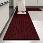 tapis sol antidérapant polyester moderne gris absorption eau facile nettoyage intérieur porte