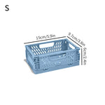 panier rangement pliable plastique perforé maison organisateur moderne