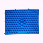 tapis massage pieds pointes bleu rouge jaune vert moderne relaxation acupuncturereflexologie