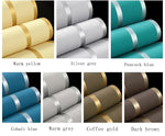 papier peint moderne rayures dorées résistant l'eau sans formaldéhyde gris bleu marron cuisine chambre