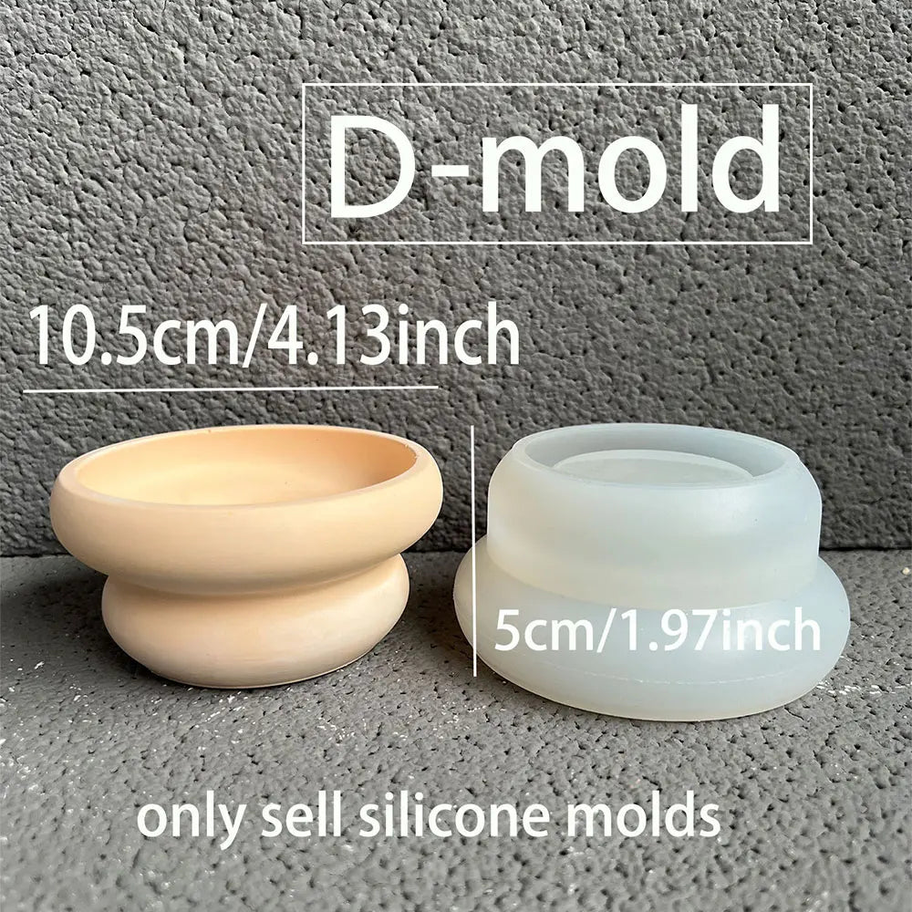 cache pots silicone blanc moderne plateau assorti cache pots beige minimaliste texture lisse