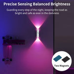 lampe murale sensor motion rechargeable rgb blanc moderne aimants autonomes