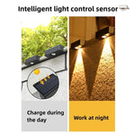 Lampe solaire led ip65 extérieure moderne adhésive rechargeable nuit jardinextérieur