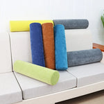 coussin rond mousse mémoire forme ergonomique support lombaire literie moderne