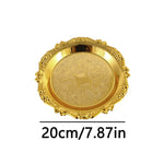 plateau decoratif or argent ornements baroques classique vintage boucles oreilles bracelet 7.5cm 10cm 15cm