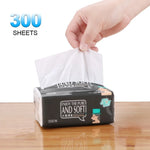 serviettes papier noir blanc imprimées moderne 300 feuilles papier opaque minimaliste