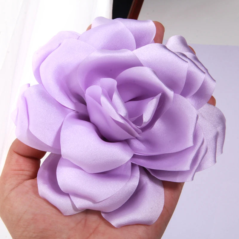 fleurs artificielles modernes soie bleu rose violet blanc décoration maison anniversaire baby showerextérieur