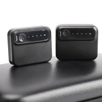 projecteur dentaire led portable chargeur batteries mallette rangement noir orange