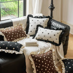 housse coussin vintage fleur beige noir marron français adhésif décoration intérieure voiture