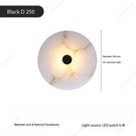 lampe murale moderne blanc marbre éclairage quotidien salle manger chambre coucher 3000k