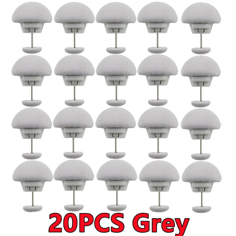 boucles suspension adhésives rose bleu gris blanc modernes minimalistes 16pcs 20pcs
