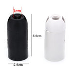 support lampe e14 noir blanc filetage industriel utilitaire base lampe amovible 250v