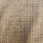 coussin carré texture tissée rustique beige lavable 45x45cm pompon adhésif