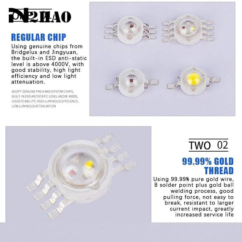 led blanc jaune modernes haute luminosité 10mm 5.9mm 3.0mm clips