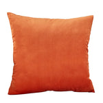 housse coussin carrée velours uni canapé salon décoration maison 45x45cm