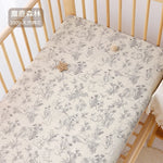 drap bébé couverture panda points sapins élastique simple beige uni coton respirant lit enfant
