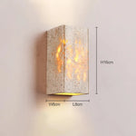 lampe murale moderne ampoules led beige marbrée éclairage ambiance chambre salon minimaliste fixée