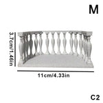 balustrade miniature noire cuivre classique décoration collection arrangement scène DIY
