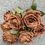 décoration intérieure bouquet roses artificielles modernes élégantes anniversaire mariage festivesOpaque roses bouquet decoration interior