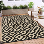 Tapis de sol léger pour terrasse style bohème