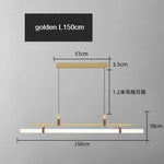 lampe suspendue moderne minimaliste noir cuivre blanc métal lisse 120cm 150cm 80cm