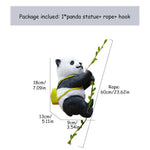 figurines animaux décoratives koala panda lapin escalade corde extérieures patio jardin adorables enfants