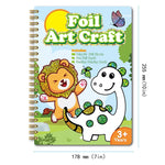 feuilles métal colorées animaux glitter cartes colorier mode créatif enfantin spirale 80 feuilles 32