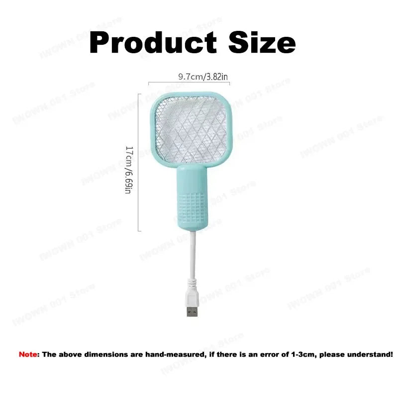 raquette anti moustiques rechargeable usb rose bleu noir blanc moderne pratique