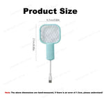 raquette anti moustiques rechargeable usb rose bleu noir blanc moderne pratique