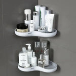 étagère salle bain blanc moderne adhésive simple toiletterie murale rechargeable
