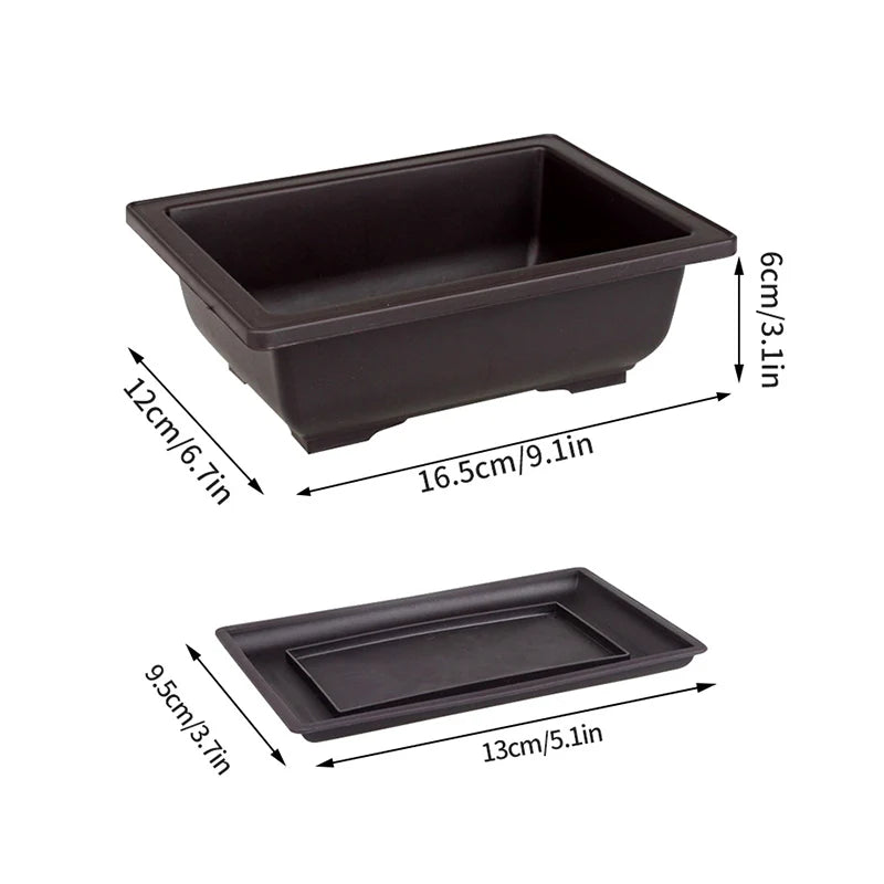 pot plante jardin extérieur marron moderne grille drainage fleurs succulentes bonsaï