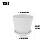 pots fleurs absorption eau succulentes intérieur décoration maison vert blanc moderne