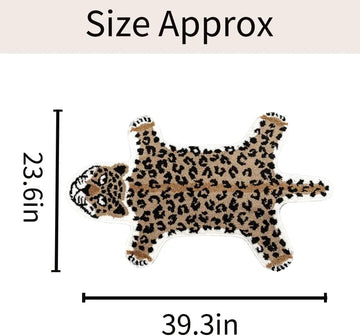 tapis moderne rose tigre polyester antidérapant imperméable salon chambre voyage