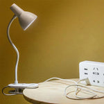 lampe led clip usb rechargeable blanc moderne minimaliste chambre étude