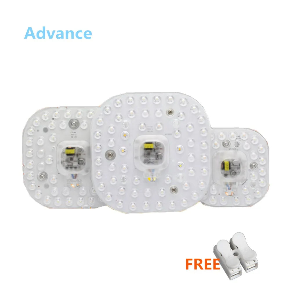 plaque led moderne 18w 24w 36w blanc mat diodes clips sécurité certifications multiples