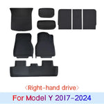 tapis sol coffre tesla model model noir antidérapant 3d fibre synthétique fibre naturelle environnement