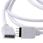 câble électrique extension broches 24v blanc noir 1m 2m 3m 5m adhésif led rgb